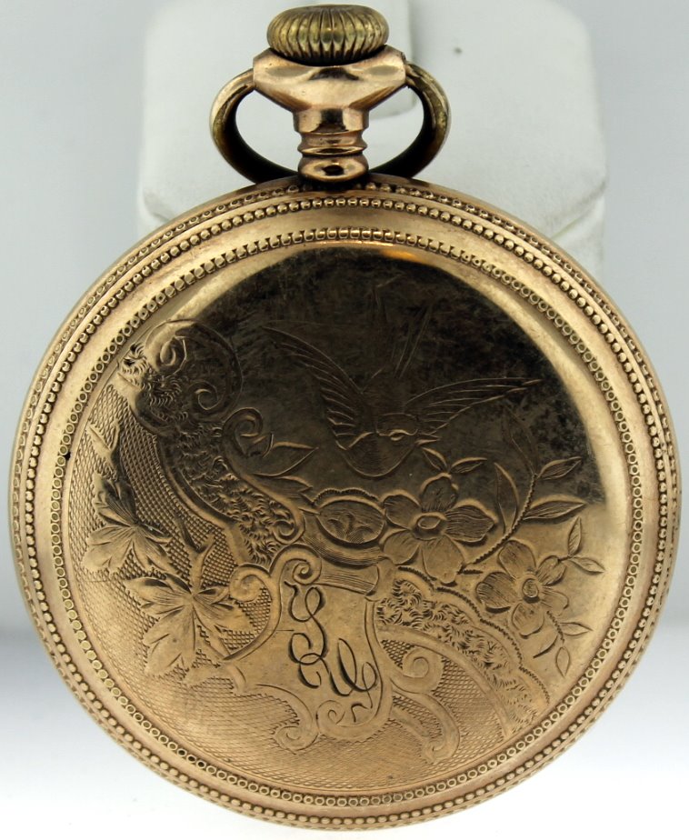 United States Watch Co.Open Face Pocket Watch   Gold Filled New York 